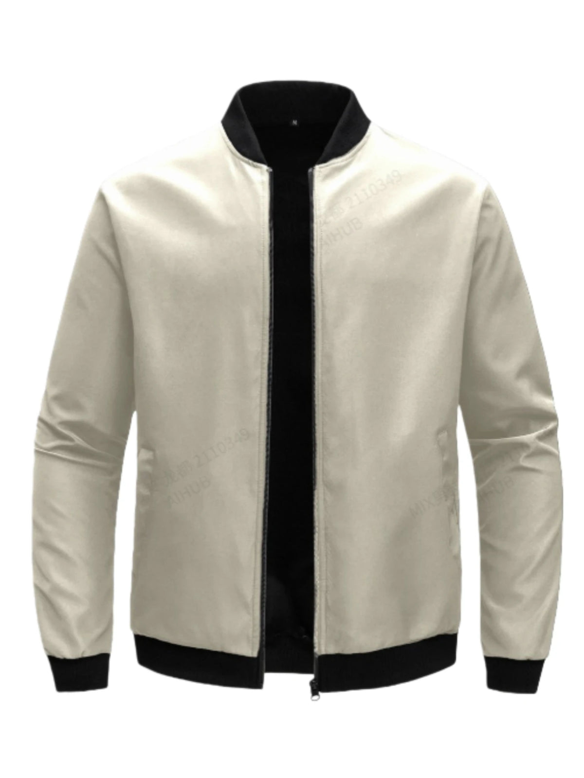 Chaqueta Ligera con Cuello Béisbol para Hombre