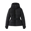 Parka Acolchada con Capucha y Cinturón