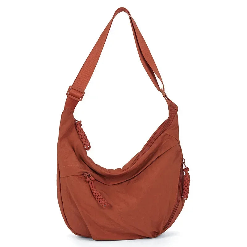 Bolso Hobo de Tela Suave