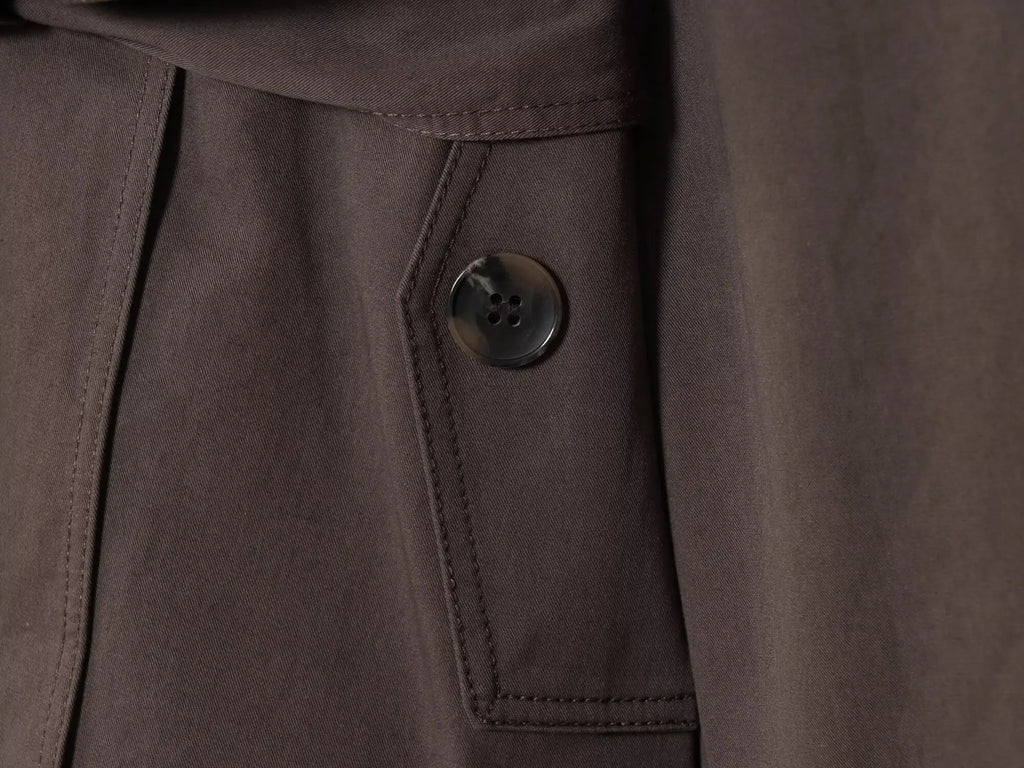 Gabardina Cruzada con Cinturón para Mujer
