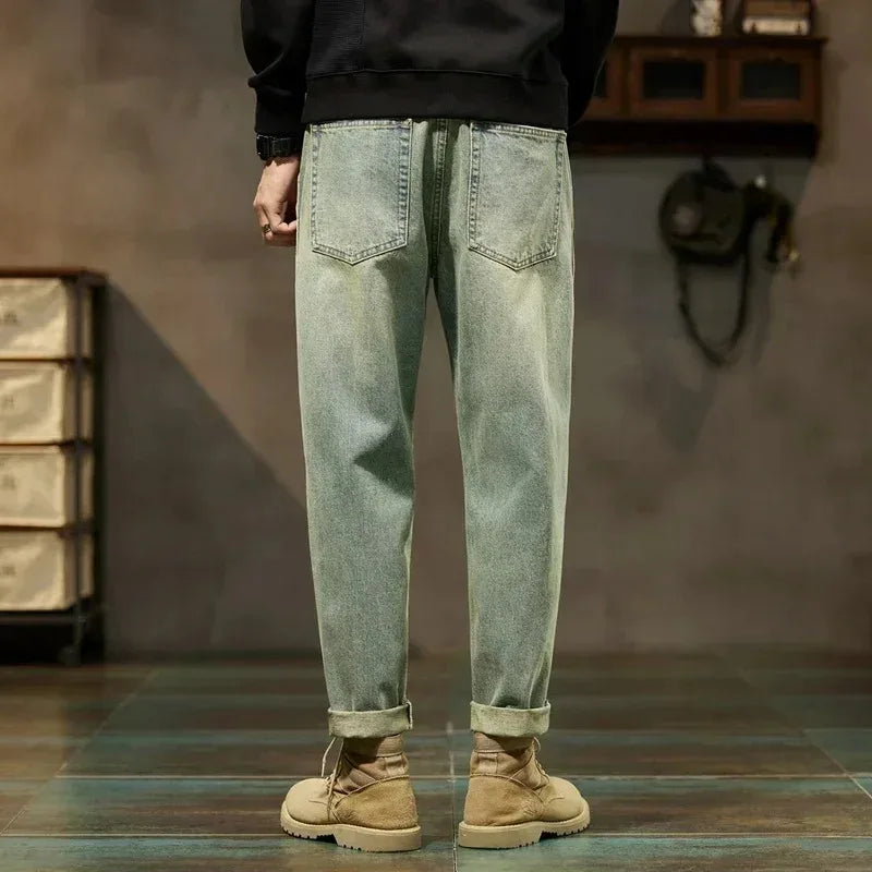 Vaqueros Holgados Estilo Retro para Hombre