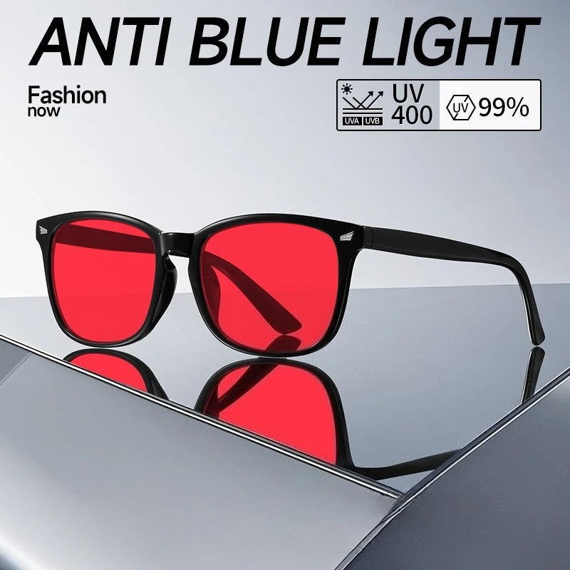 Gafas Antiluz Azul de Montura Cuadrada Unisex