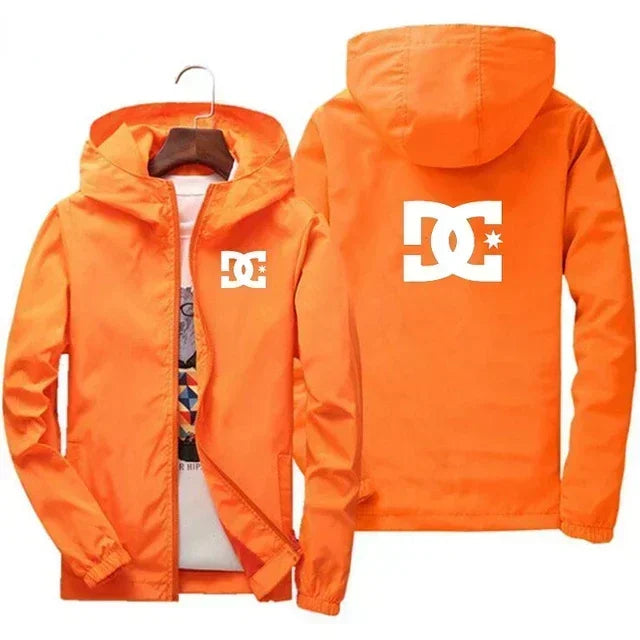 Chaqueta Cortavientos de Hombre con Capucha