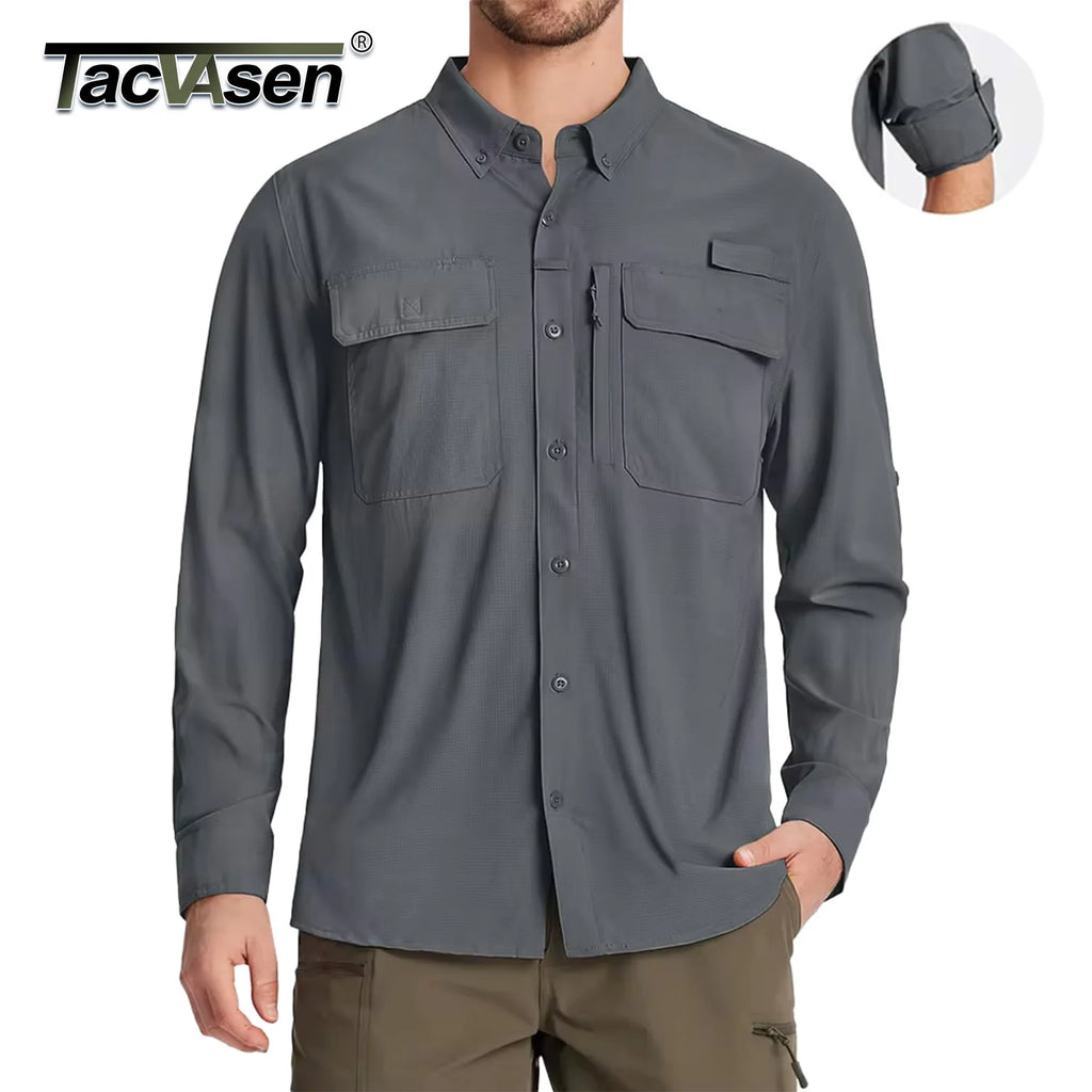 Camisa Técnica de Hombre con Protección Solar UPF 50+