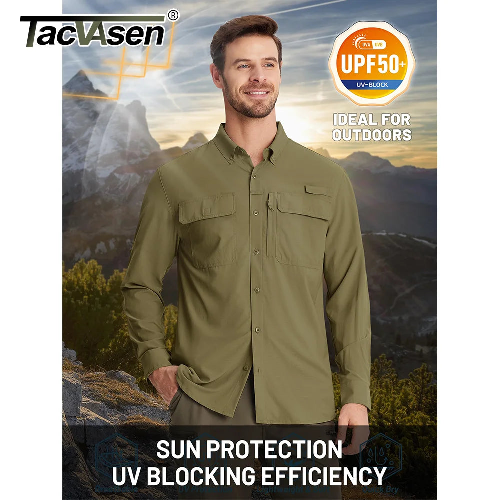 Camisa Técnica de Hombre con Protección Solar UPF 50+