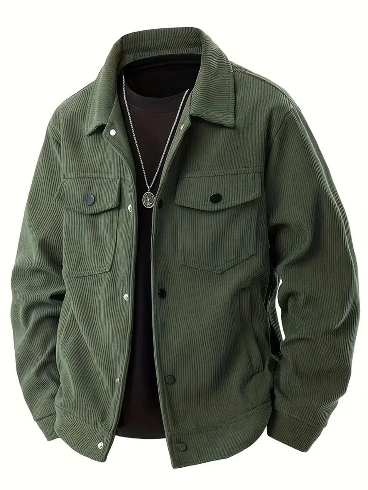 Chaqueta de Pana con Solapa para Hombre
