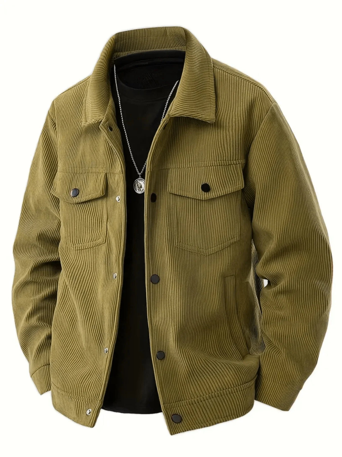 Chaqueta de Pana con Solapa para Hombre