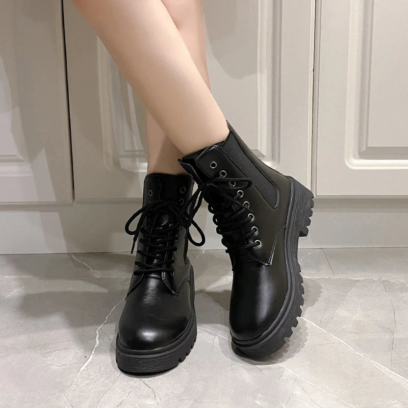 Botines Chelsea de Tacón Medio para Mujer