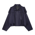 Chaqueta Bomber de Ante Sintético Oversize