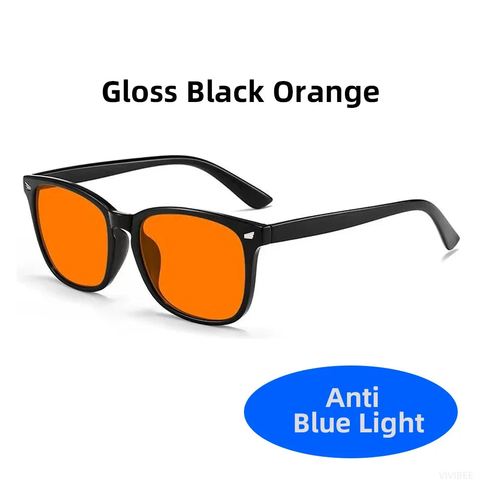 Gafas Antiluz Azul de Montura Cuadrada Unisex