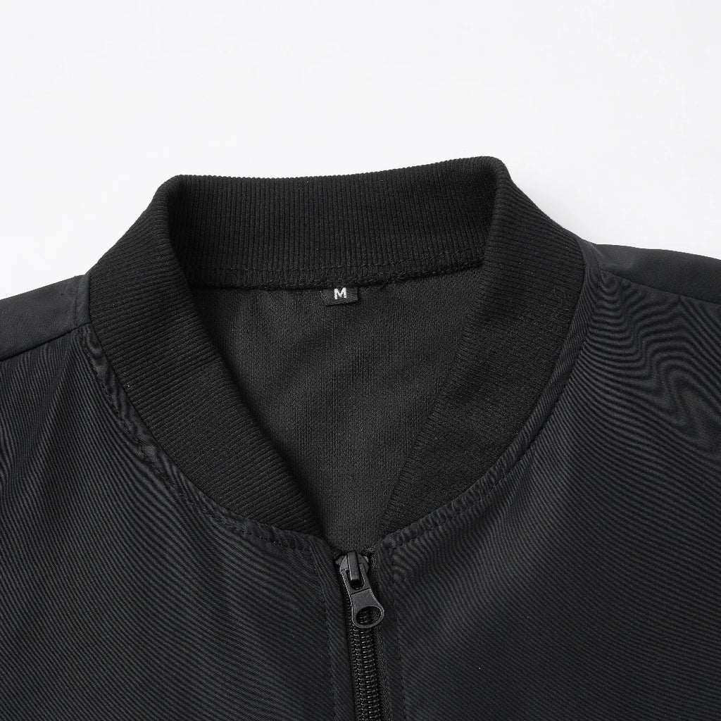 Chaqueta Ligera con Cuello Béisbol para Hombre