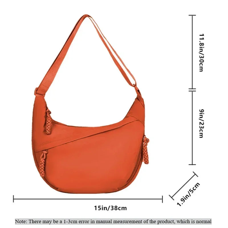 Bolso Hobo de Tela Suave