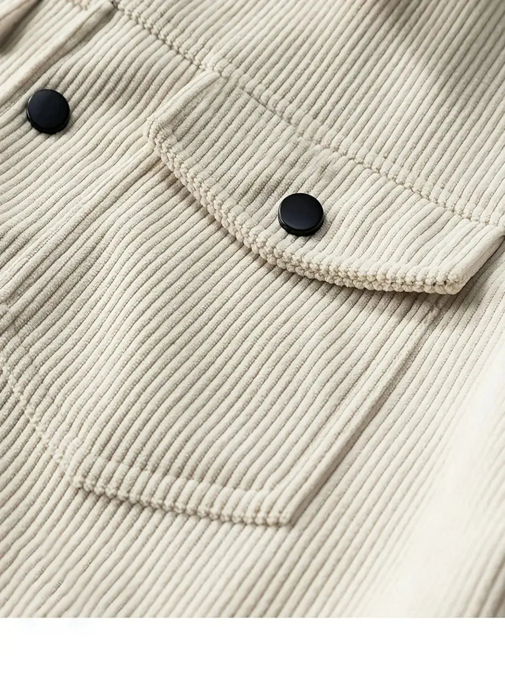Chaqueta de Pana con Solapa para Hombre