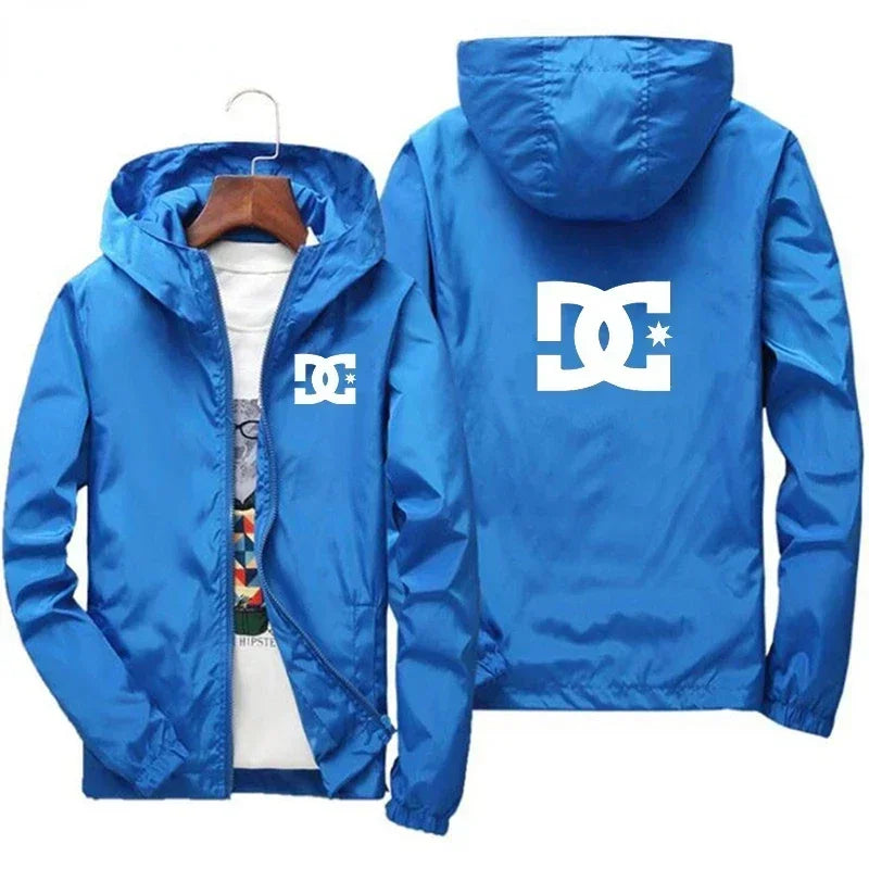 Chaqueta Cortavientos de Hombre con Capucha