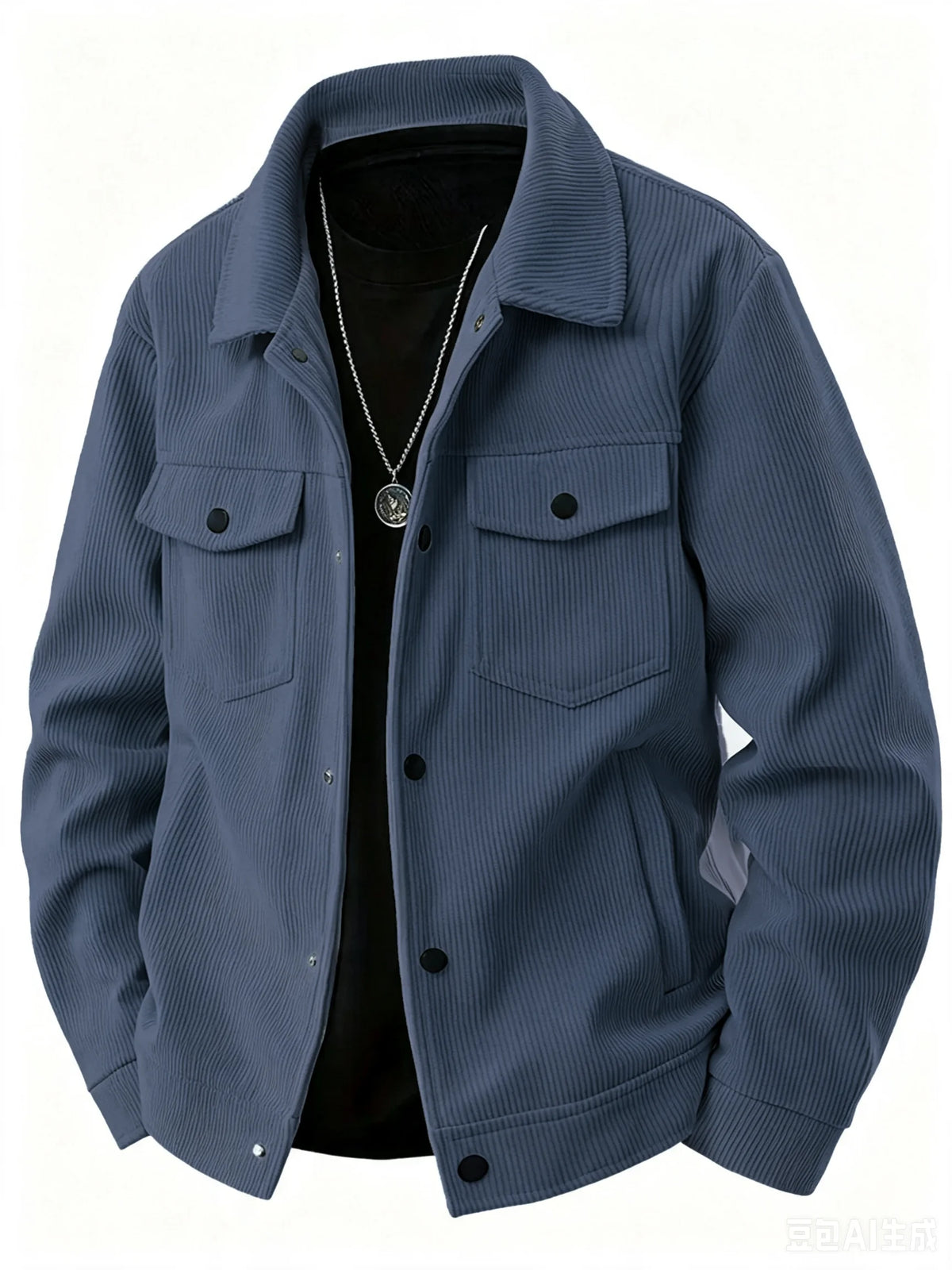 Chaqueta de Pana con Solapa para Hombre