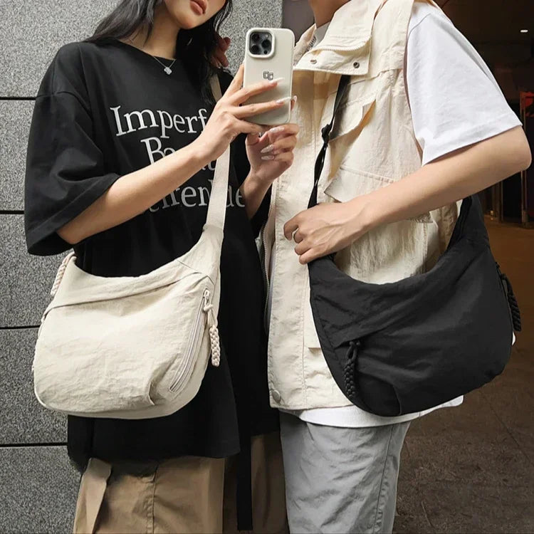 Bolso Hobo de Tela Suave