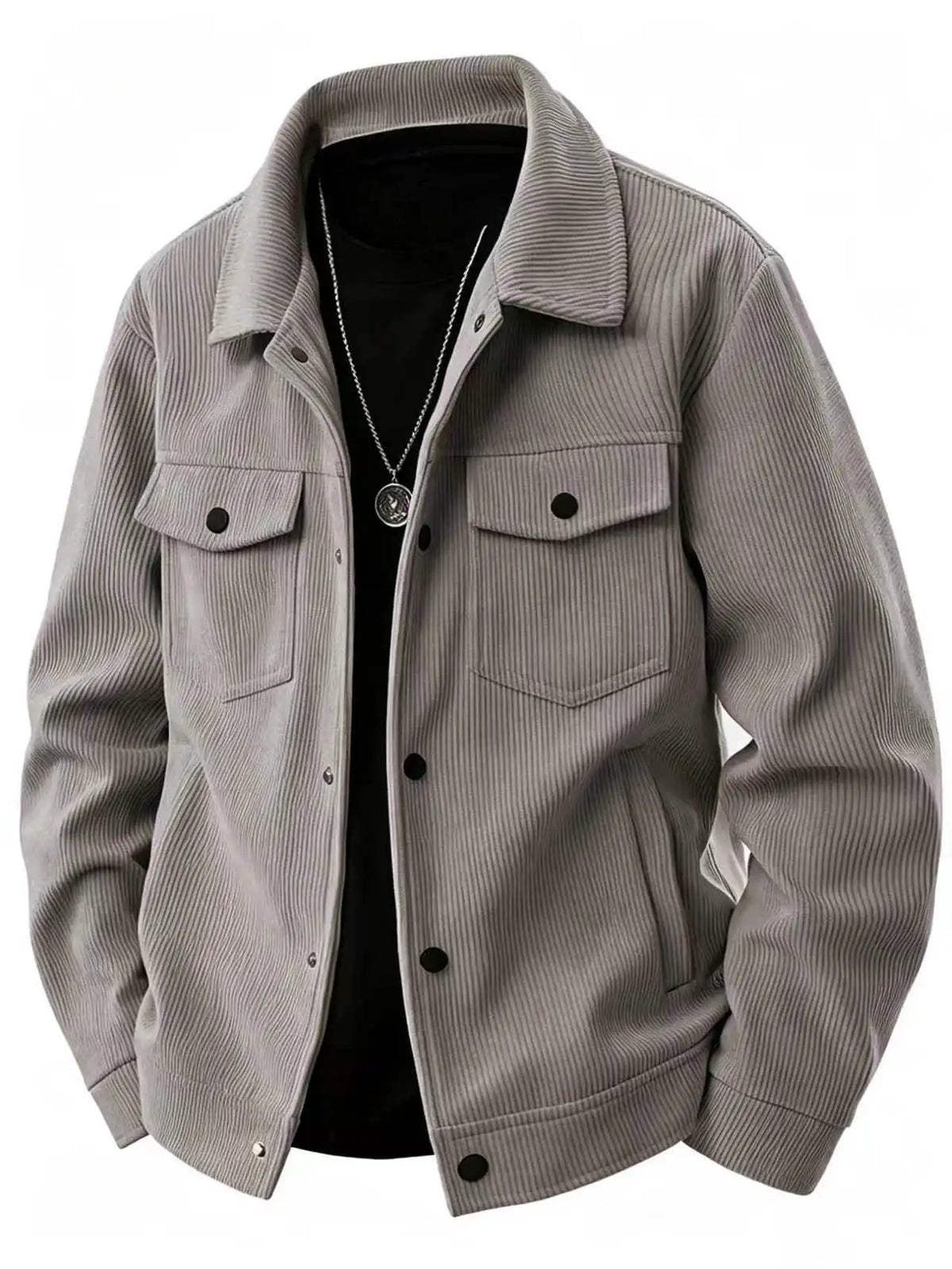 Chaqueta de Pana con Solapa para Hombre