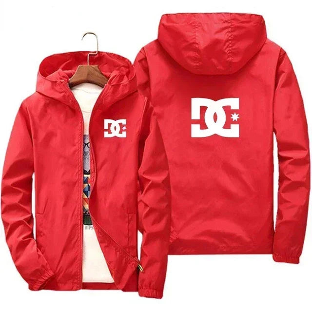 Chaqueta Cortavientos de Hombre con Capucha