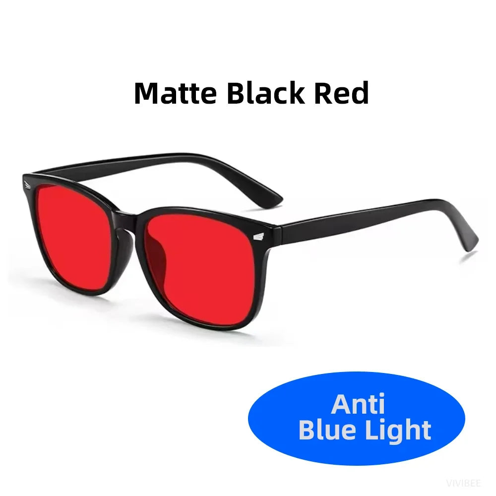 Gafas Antiluz Azul de Montura Cuadrada Unisex