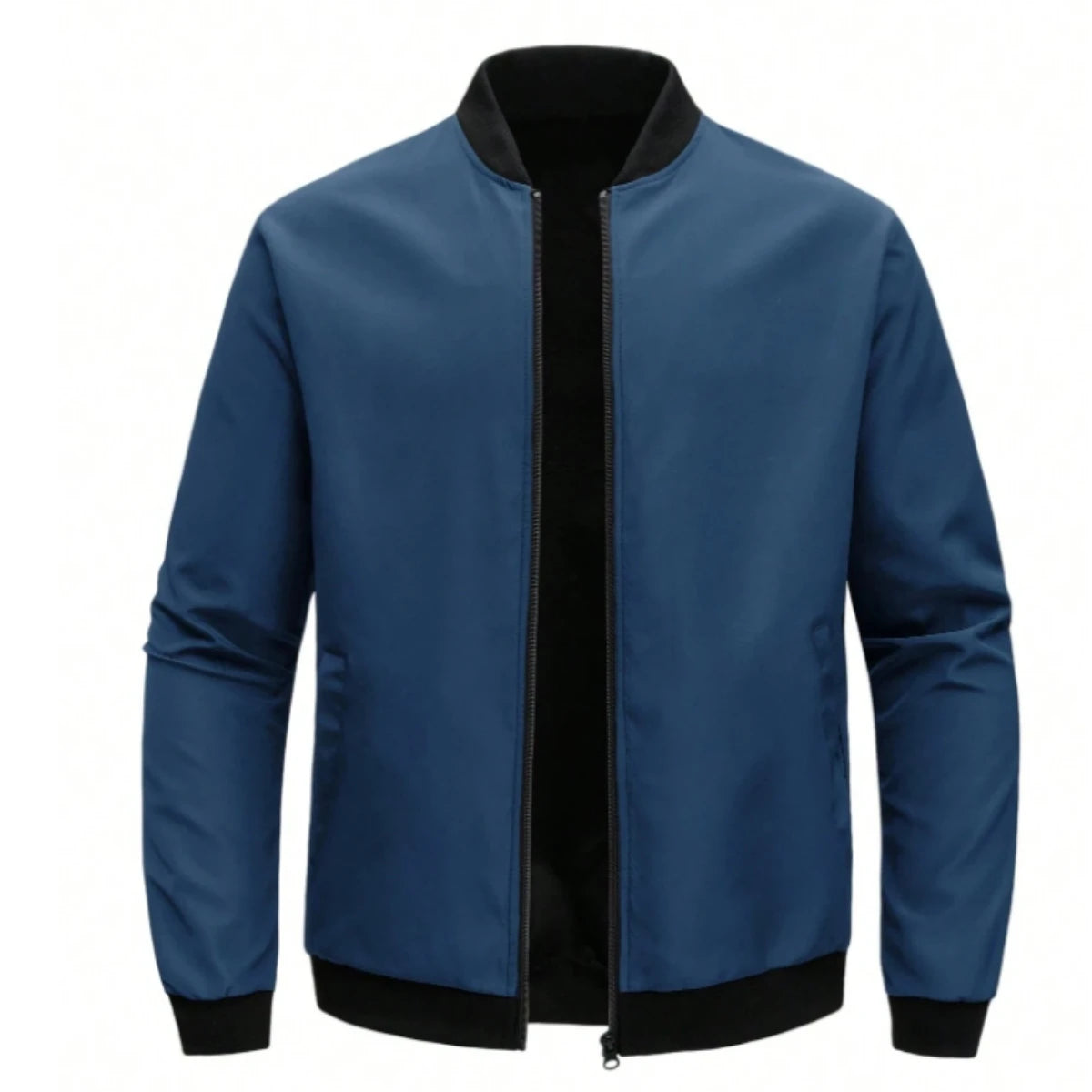 Chaqueta Ligera con Cuello Béisbol para Hombre