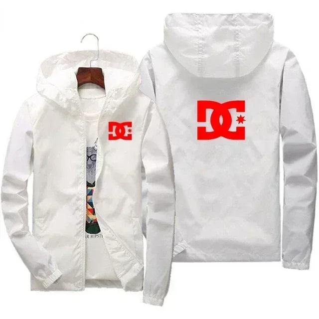 Chaqueta Cortavientos de Hombre con Capucha