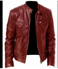 Cazadora Bomber de Hombre de Piel Sintética