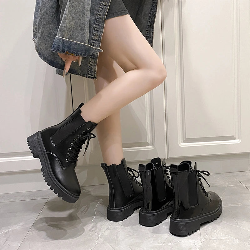 Botines Chelsea de Tacón Medio para Mujer