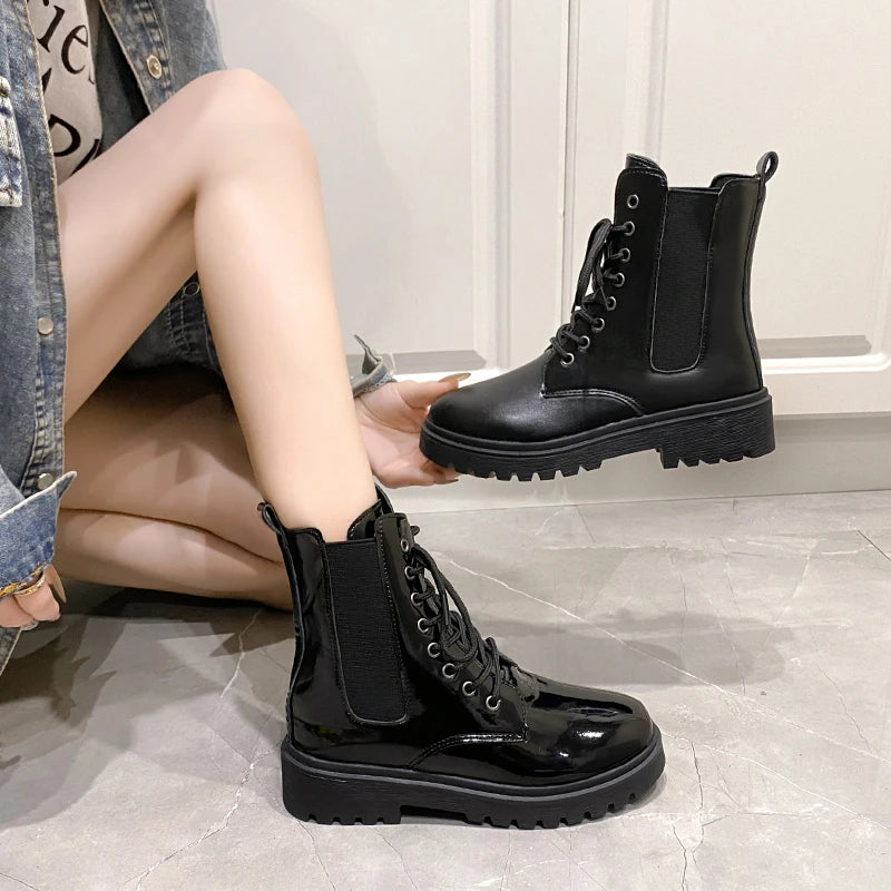 Botines Chelsea de Tacón Medio para Mujer