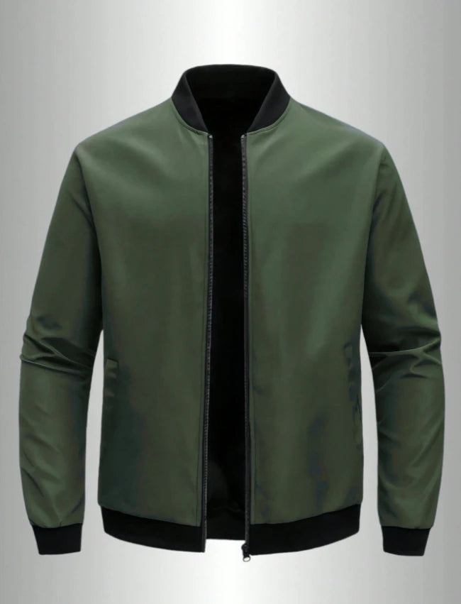 Chaqueta Ligera con Cuello Béisbol para Hombre