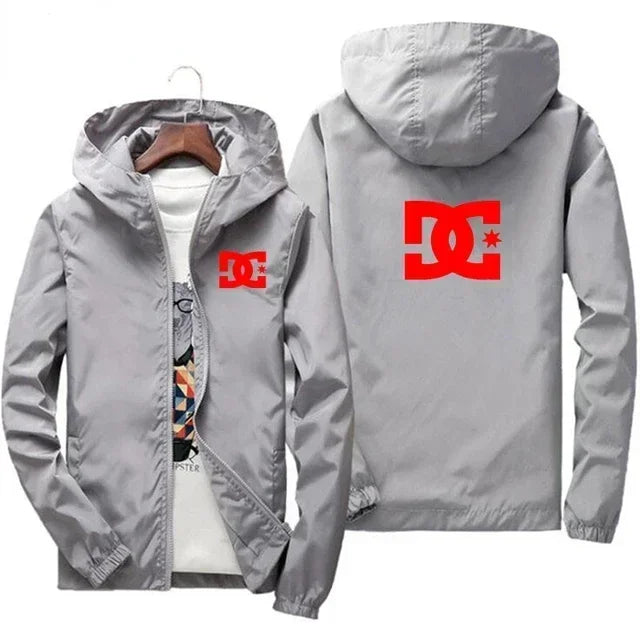 Chaqueta Cortavientos de Hombre con Capucha